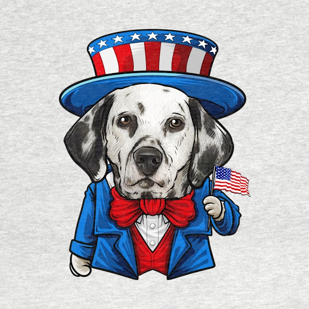 Fourth of July Dalmatian by whyitsme